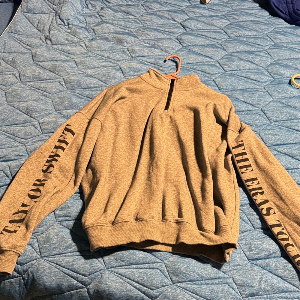 Taylor Swift Eras Exclusive Tour Gray quarter zip